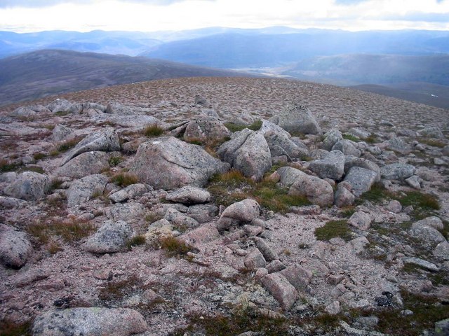 Tundra landscape on Bruach Mhòr