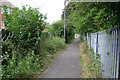 Footpath rear of Haseley Close, Leamington Spa