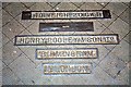 Floor plate, Malvern station weighing machine