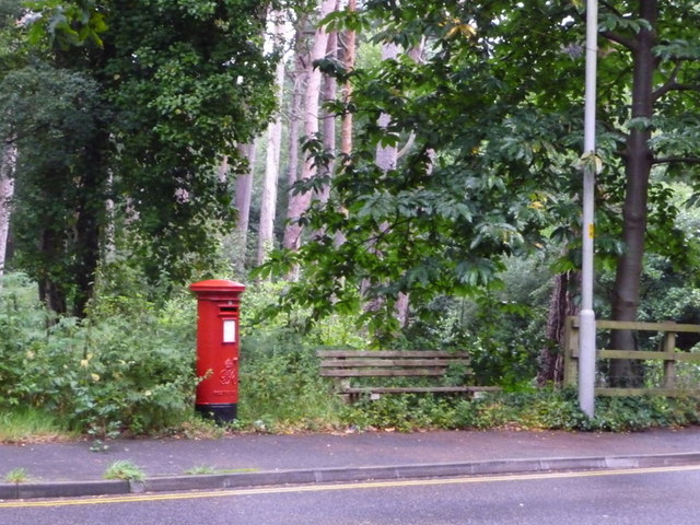 Branksome: postbox № BH13 253, Western Road