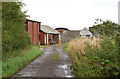 Farm buildings on the track to Leam Lodge, Hunningham