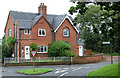 Cottages and road junction in Hunningham