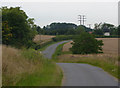 Lane west of Battisford