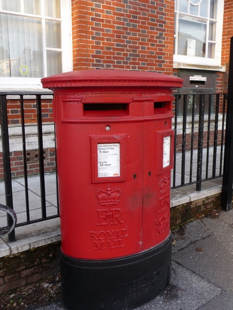 Parkstone: postbox №s BH14 189/190 and 191, Bournemouth Road