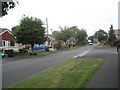 Approaching the junction of Helston Drive and Longfield Road