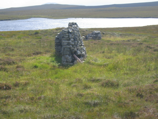 Ruins of Shieling at Loch na Moine