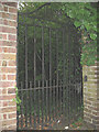 Disused church gate