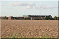 RAF Scampton seen across the fields from the A1500