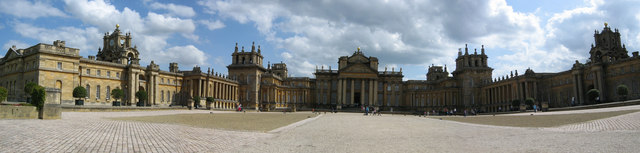Blenheim Palace - front facade