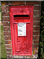 TM3959 : George V Postbox Church Common by Geographer