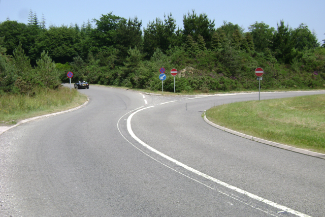 Slip roads to and from A380 at Ashcombe Cross