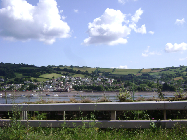 Ringmore waterfront from across the River Teign