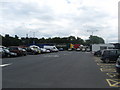 The car park at Charnock Richard service area on the south bound M6