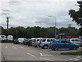 Car park at Sandbach Services (southbound)