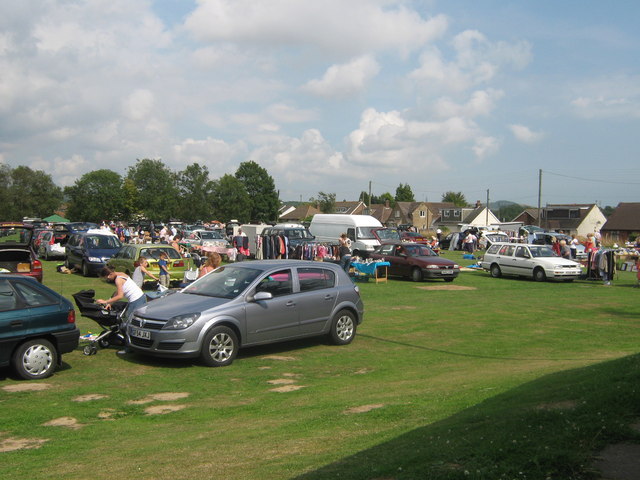 Saturday afternoon bootfair in Sellindge © David Anstiss :: Geograph ...