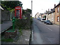 Stalbridge: pump and phone box, Church Hill