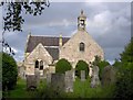 Roxburgh Church with rainbow