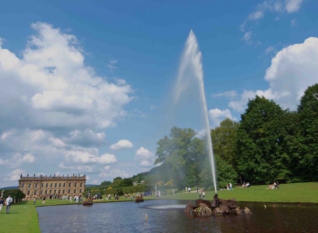 The Emperor fountain at Chatsworth