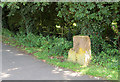 SP4771 : Milestone beside the old Hollyhead road, Dunchurch by Andy F