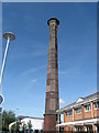 Disused chimney stack at Layerthorpe in York