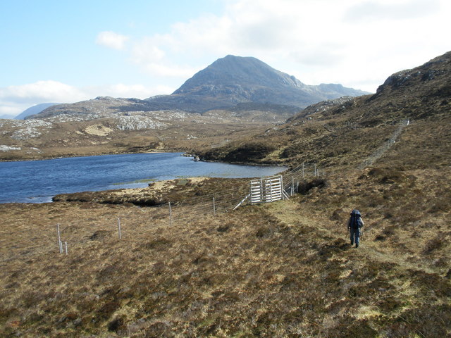 Loch na h-Ath on the way from Duartmore to Stack