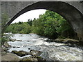 The River Tummel flowing under Wade