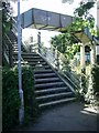 Railway footbridge,Rhiwbina