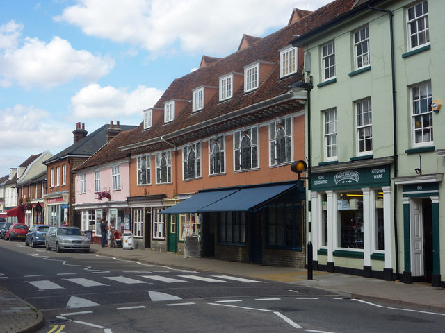 Hadleigh High Street © Andrew Hill cc-by-sa/2.0 :: Geograph Britain and ...