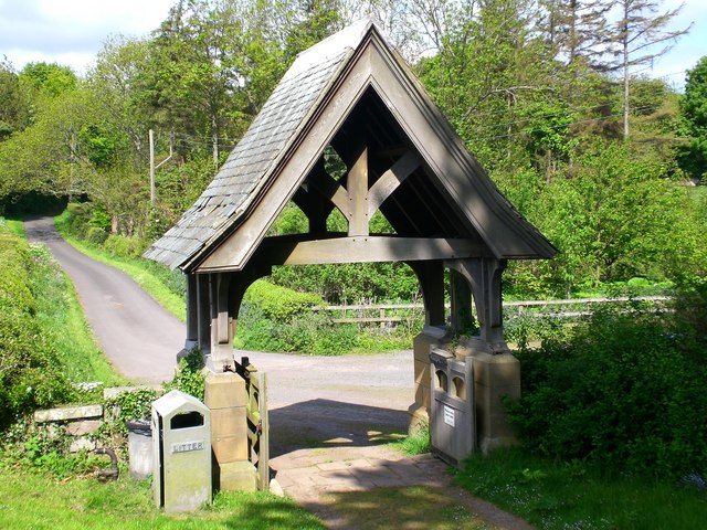 Lych Gate at the Church of St. Maurice,  Ellingham