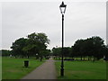 TQ2874 : Looking towards the Bandstand, Clapham Common by Peter S
