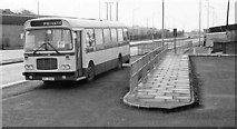 J3979 : Bus, Holywood station by Albert Bridge