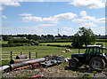 Fields at Tre-fechan fach farm