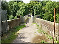 Footbridge across the main line