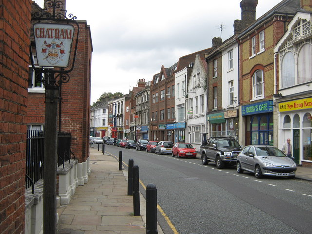 Chatham Town Sign © David Anstiss :: Geograph Britain and Ireland