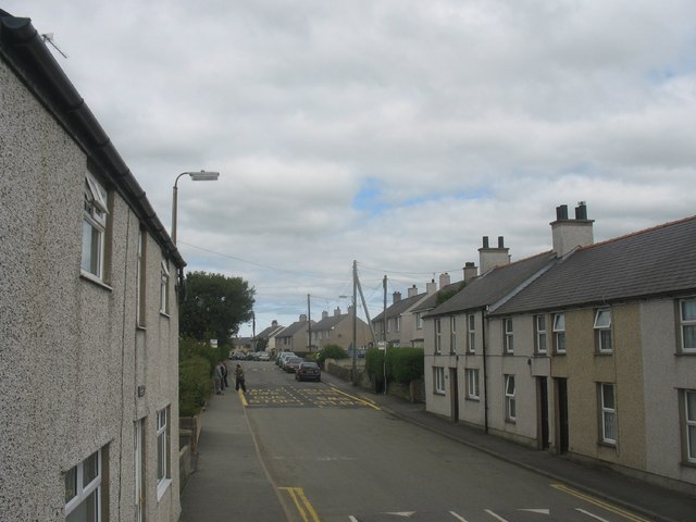 Village Street at Upper Gwalchmai