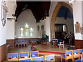 Inside Old Felixstowe church