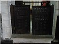 Gates within Clee St Margaret parish church