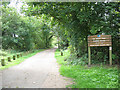 Entrance to Lee Valley Park