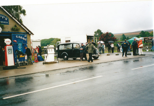 Actors and Film Crew  filming an episode of Heartbeat in Goathland