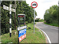 Phone box and signage, Roydon Hamlet