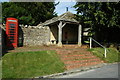 Bus shelter and phone box