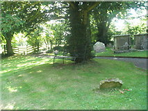 SO5786 : Seat in the churchyard at St Margaret, Abdon by Basher Eyre