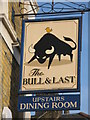 Sign for The Bull and Last, Highgate Road, NW5