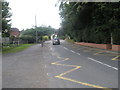 The B5477 approaching Church Stretton