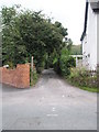 SO4695 : Footpath just past St Michael, All Stretton by Basher Eyre