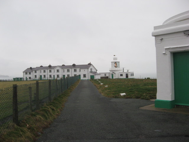 St Ann's Head Lighthouse and cottages