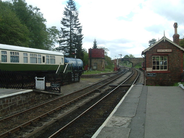 Signal box and track at Goathland © Richard Hoare cc-by-sa/2.0 ...