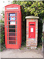 TM4770 : Telephone Box &St.James Street George VI Postbox by Geographer