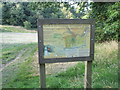 Information board at Rectory Wood