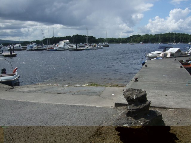 Harbour and moorings at Mountshannon